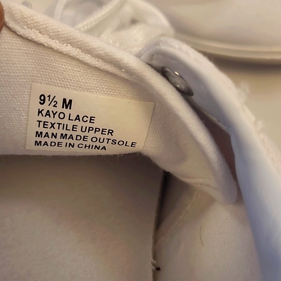 HURLEY MENS KAYO LACE CANVAS SNEAKERS - Picture 7 of 7